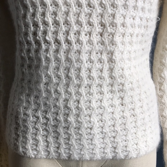 NWOT Mossimo cream mock neck knit pull on sweater size M regular or L juniors - Picture 9 of 11